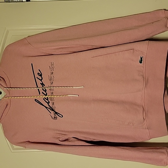 NWOT Lacoste alligator sweatshirt salmon color. Size L. Excellent condition. - Picture 1 of 10